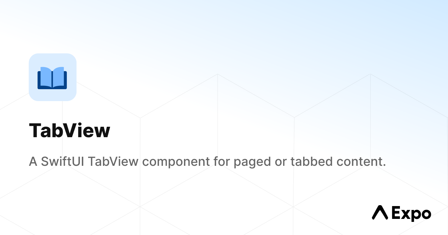 TabView - Expo Documentation