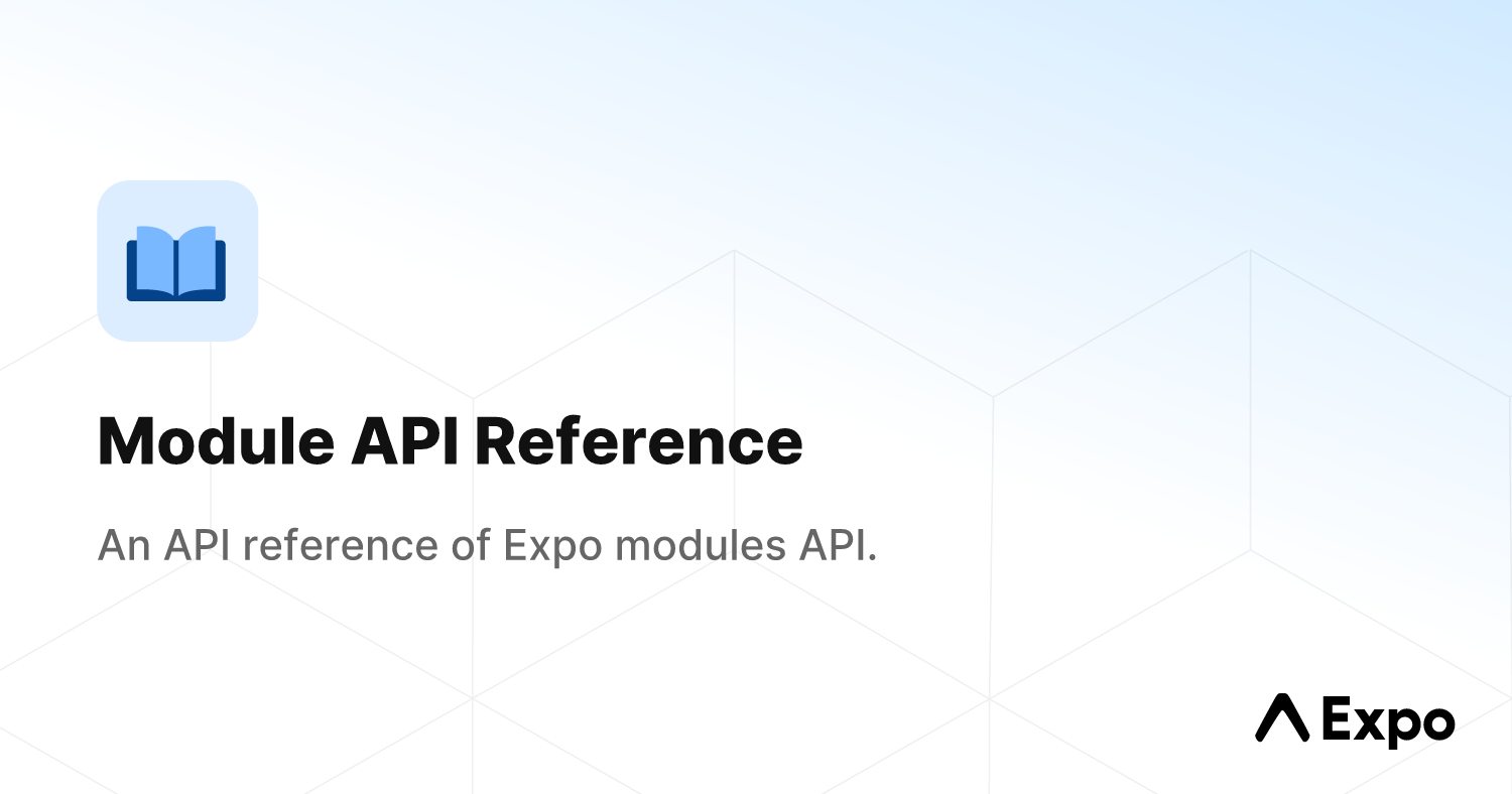 Module API Reference