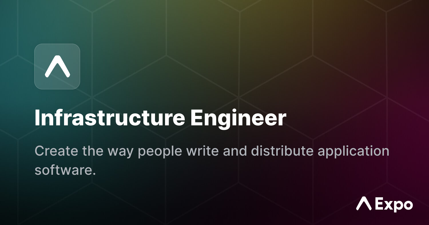 Infrastructure Engineer — Expo