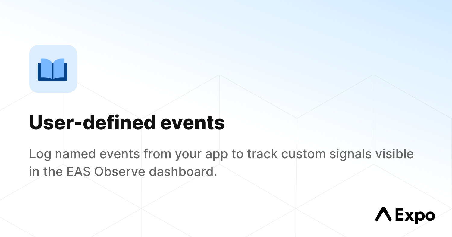 User-defined events - Expo Documentation